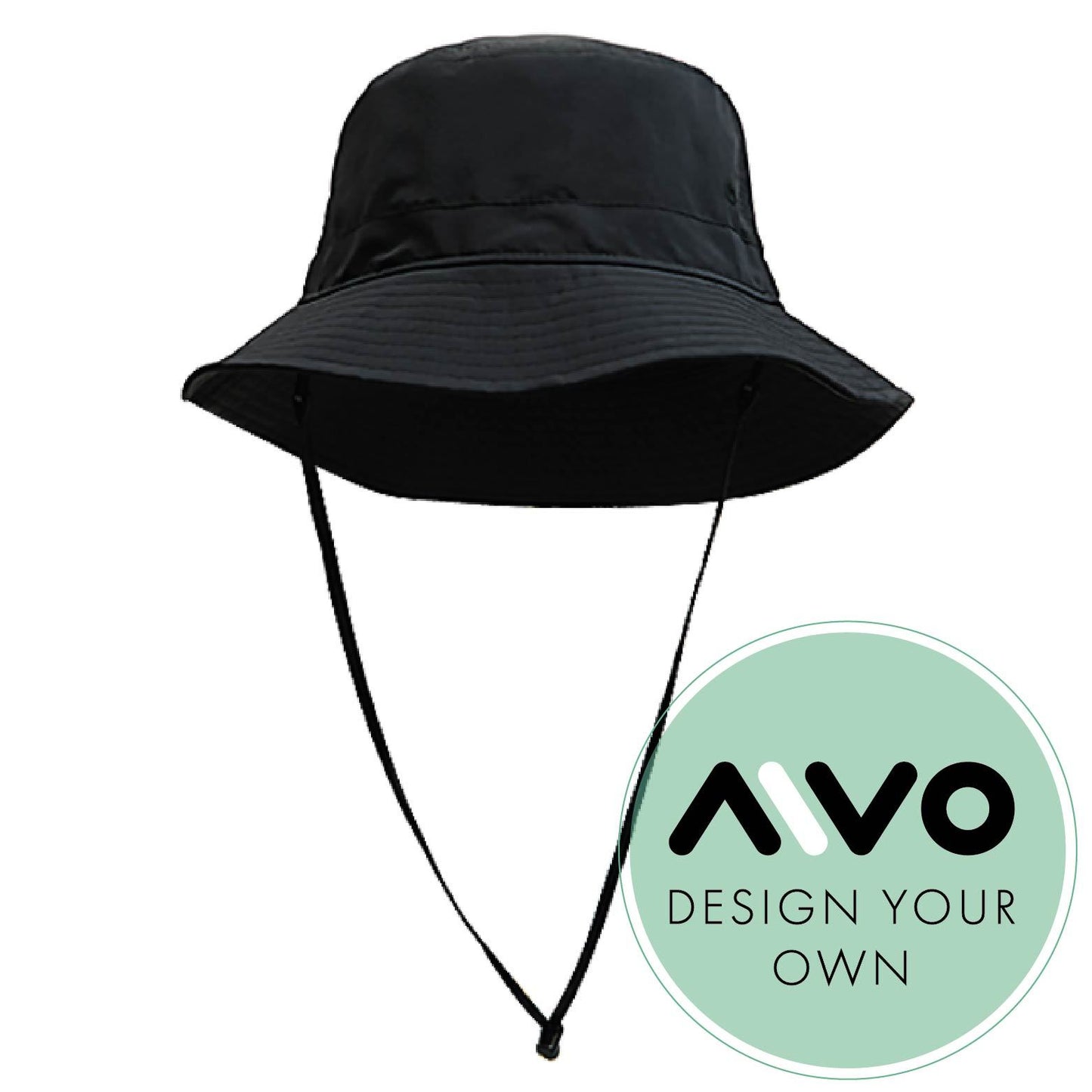 Bucket Hat - design your own and add your own logo in black