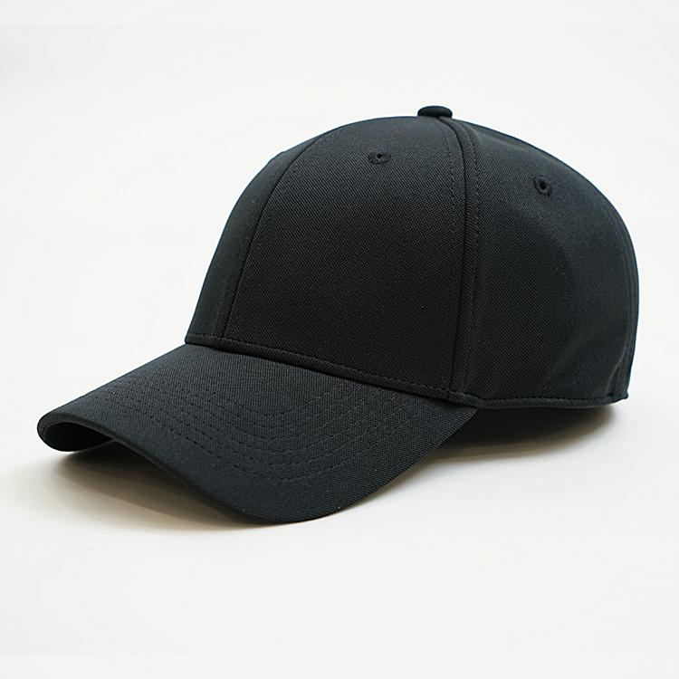 Performance Cap design your own and add your own logo - in black side view