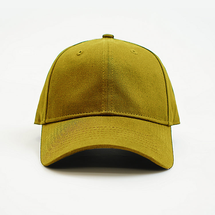 Baseball Cap - Unstructured Shape design your own and add your own logo - gold