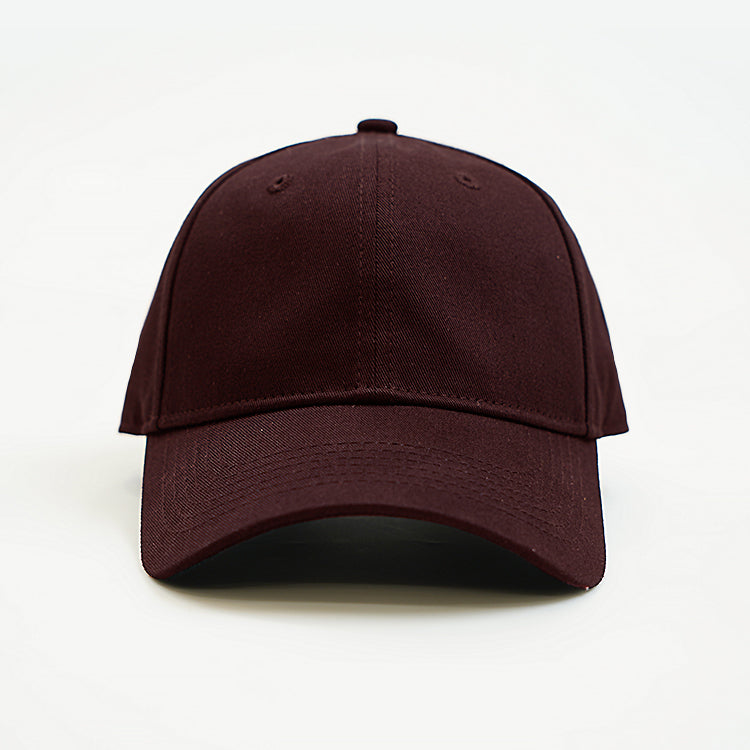 Baseball Cap - Unstructured Shape design your own and add your own logo - maroon