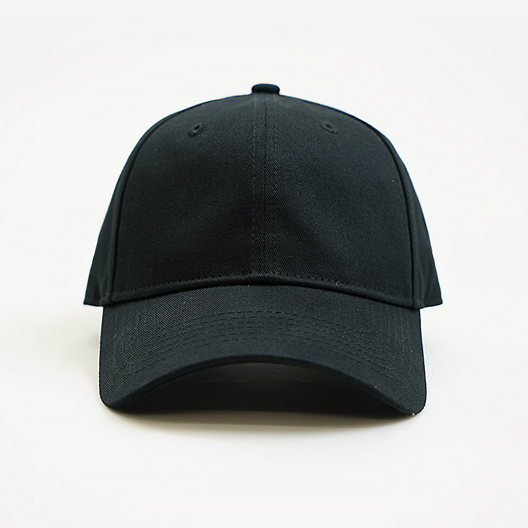 Baseball Cap - Unstructured Shape design your own and add your own logo - black
